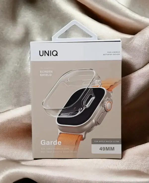 UNIQ GARDE SLIM HYBRID PROTECTIVE CASE FOR APPLE WATCH ULTRA | CLEAR
